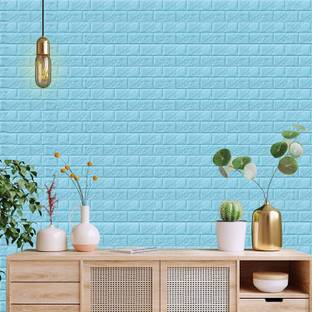 creativeprint Floral & Botanical Blue Wallpaper