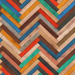 CRAZYGOL Vinyl Abstract Multicolor Wallpaper