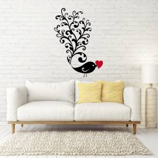 Asian Paints Heart & Blossom Decorative Multicolor Wallpaper