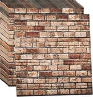 Tlismi Vinyl Decorative Brown Wallpaper