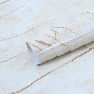 Veki Foils Abstract Beige Wallpaper