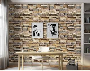 SV collections Decorative Brown, Beige Wallpaper