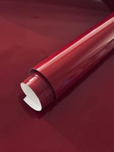 WALLNEST Abstract Maroon Wallpaper
