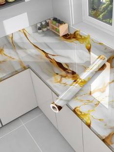 Floppy Vinyl Decorative Gold Wallpaper