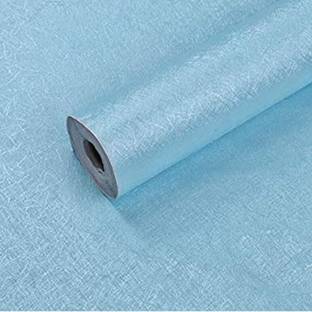 JAAMSO ROYALS Vinyl Decorative Blue Wallpaper