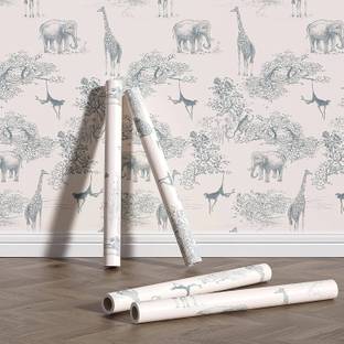 Barebeauty Floral & Botanical White Wallpaper
