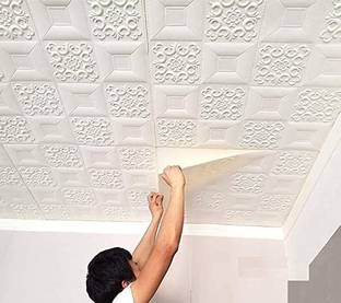 Peijinsart Vinyl Decorative White Wallpaper
