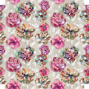WallWear 300 cm GlassFlower Self Adhesive Sticker