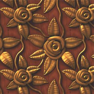 WallWear 300 cm DarkRose Self Adhesive Sticker