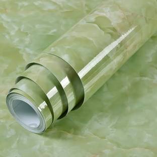 krenz Vinyl Classics Green Wallpaper