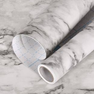 Synervo Vinyl Decorative White Wallpaper