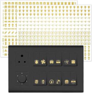 Stikor Embossed Abstract Gold Wallpaper
