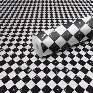 DSticker 300 cm chess marble Self Adhesive Sticker
