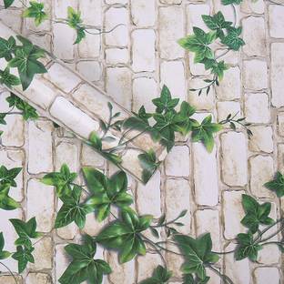FOKRIM 300 cm ST- green leaf 45x300 Self Adhesive Sticker