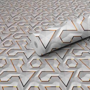 Heinriched Vinyl Decorative White Wallpaper