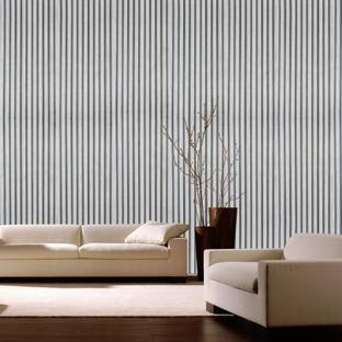 Wallmonks 1000 cm Grey Striped Wallsticker for Walls | 45cm x 1000cm - Covers 48.5 sq.ft Self Adhesive Sticker