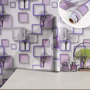 Synervo Decorative Purple Wallpaper