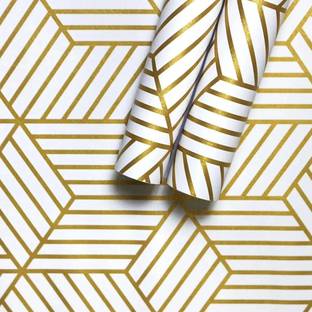 KAAF Vinyl Abstract Gold Wallpaper