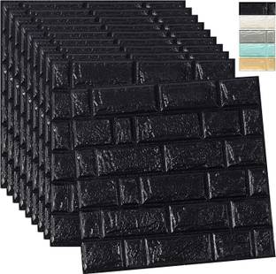 Peijinsart Embossed Decorative Black Wallpaper
