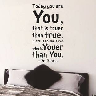 marvellous 35 cm x 70 cm Waterproof Quotes & Motivation Vinyl Wallpaper