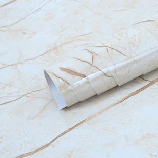 Dizaa 200 cm Marble Wallpaper Oil Proof Waterproof Self Adhesive Removable Wallpaper (2M) Self Adhesive Sticker