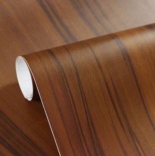 Skinny Vinyl Decorative Brown Wallpaper