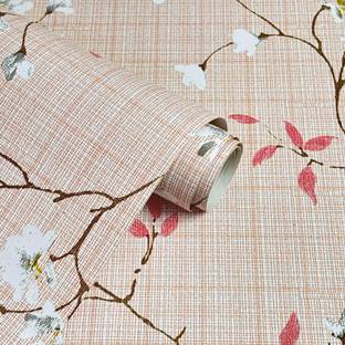 AmazingKarts 304.8 cm Waterproof Wallpaper Peel & Stick Snowflake Pattern Self Adhesive Sticker