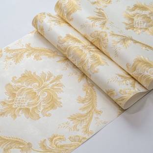 SV collections Vinyl Decorative Gold Wallpaper