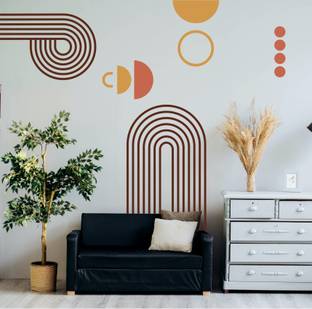 RANGOLI Vinyl Art & Paintings Multicolor Wallpaper