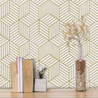 FOKRIM Decorative White Wallpaper