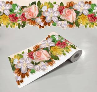 Prinix Décor Vinyl Floral & Botanical Multicolor Wallpaper