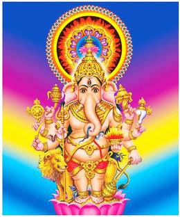 RADHE ENTERPRISE Religious Multicolor Wallpaper