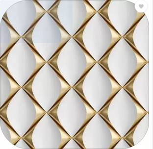 AMBEY DECOR Decorative White, Gold Wallpaper