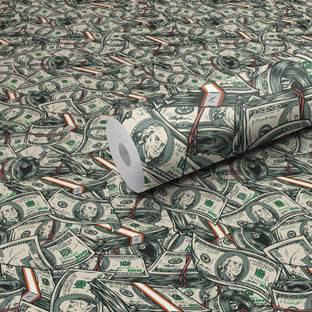 Decor1ders 300 cm Wallpaper Sticker Waterproof Dollar Wallpaper For Wall Stickers For Home Self Adhesive Sticker