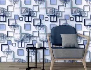 VI COLLECTIONS Blue box 200 cm self adhesive wallpaper