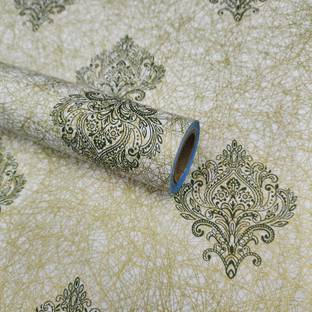 HOMEMATES 304.8 cm Wall Stickers Floral Waterproof & 100% Removable PVC Wallpaper wall sticker Self Adhesive Sticker