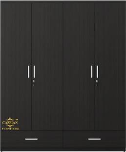 CASPIAN WRD 037 Engineered Wood 4 Door Wardrobe
