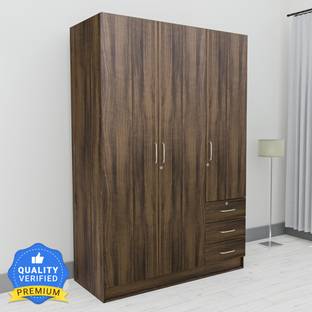 Flipkart Perfect Homes THOMAS Engineered Wood 3 Door Wardrobe