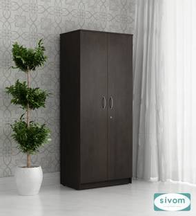 SIVOM SIVOM Oliver Multipurpose Two Door OuterDrawer Wardrobe Engineered Wood 2 Door Wardrobe