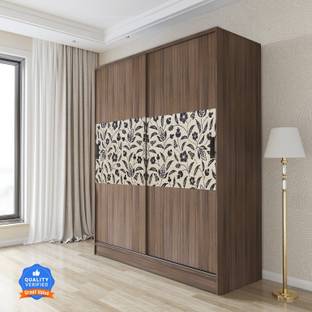 Flipkart Perfect Homes Luxe Sliding Engineered Wood 2 Door Wardrobe