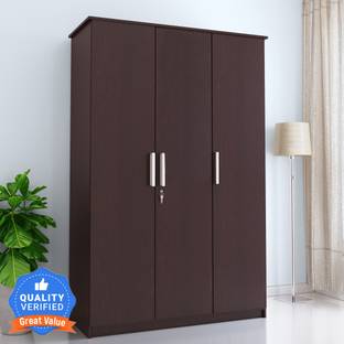 Flipkart Perfect Homes Julian 3 Door Wardrobe