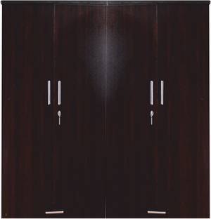 CASPIAN Wooden Almirah for Clothes and Stacking space -Home Furniture Storage Engineered Wood 4 Door Wardrobe