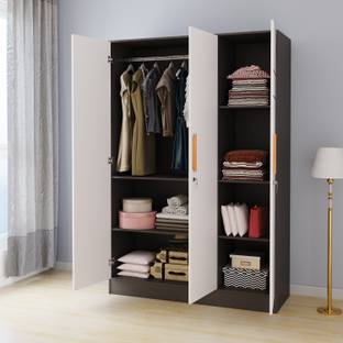 Flipkart Perfect Homes Manchester Engineered Wood 3 Door Wardrobe