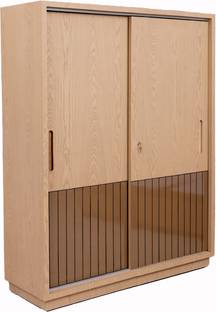 Livingwoods Engineered Wood 2 Door Wardrobe