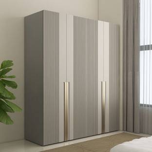 SPACEWOOD Engineered Wood 4 Door Wardrobe