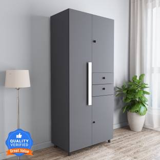 CARLTON LONDON Willy Engineered Wood 3 Door Wardrobe