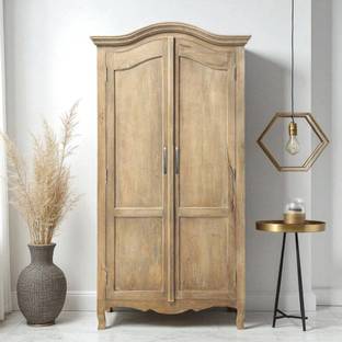 THE ATTIC Solid Wood 2 Door Wardrobe