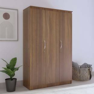 NEUDOT PICO Engineered Wood 3 Door Wardrobe
