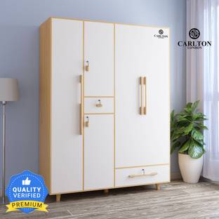 CARLTON LONDON Charlotte Engineered Wood 5 Door Wardrobe