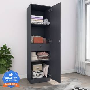 Flipkart Perfect Homes Julian Engineered Wood 1 Door Wardrobe